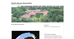 Desktop Screenshot of kristobuasemonastery.org